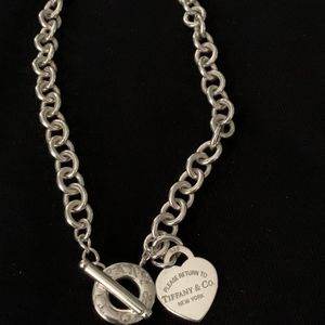 Tiffany and Co. Heart Toggle Necklace